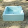 LAVABO IN PIETRITE CELESTE ANTICO 40X40X15 - immagine 3