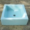 LAVABO IN PIETRITE CELESTE ANTICO 40X40X15 - immagine 4