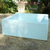 LAVABO IN PIETRITE CELESTE ANTICO 40X40X15 - immagine 7