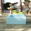 LAVABO IN PIETRITE CELESTE ANTICO 40X40X15 - immagine 13