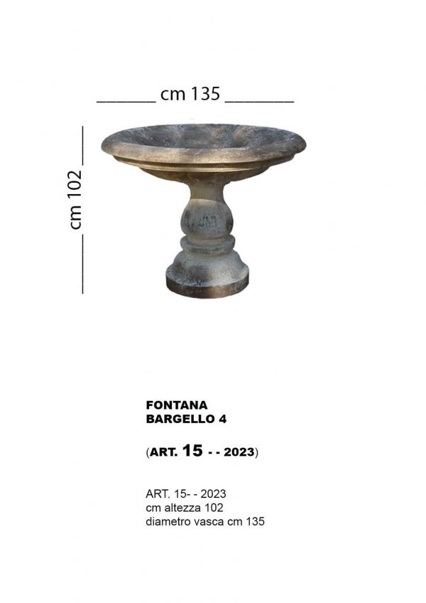 FONTANA BARGELLO PUTTO - immagine 2